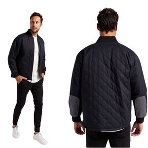 BYLT Basics Hi-Lo Reversible Bomber Jacket